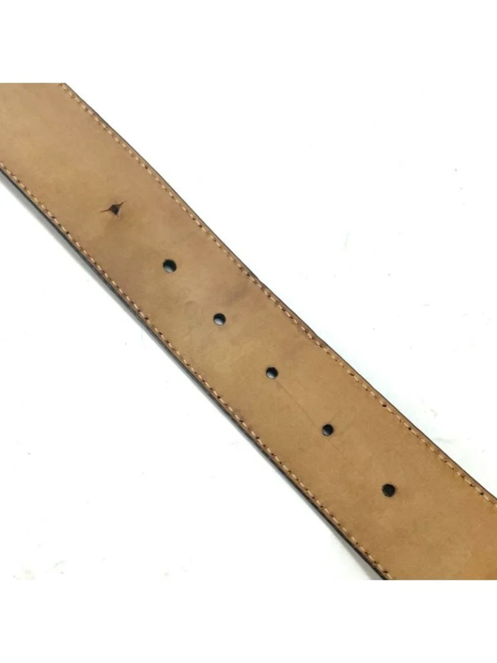 Gucci Interlocking Buckle Guccissima Leather Belt Black - Picture 7 of 16